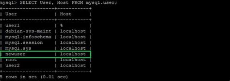 Создание пользователя и назначение прав доступа в Mysql workbench