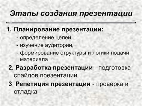 Создание структуры и логики концепции