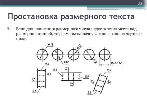 Создание чертежей и размеров