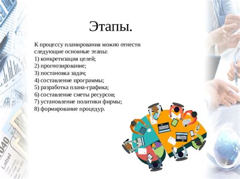 Составление плана и установление целей