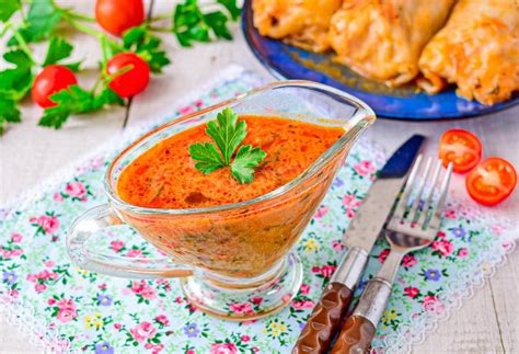 Соусы и приправы для голубцов: идеи для добавления вкуса