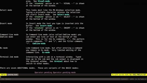 Сохранение изменений в Vim