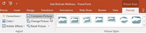 Сохранение изображения в PowerPoint без потери качества
