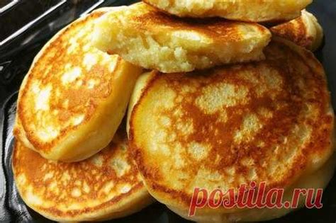 Сочные творожные оладушки