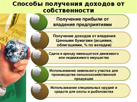 Способы получения заработанных средств