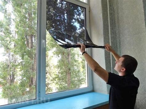 Способы удаления солнцезащитной пленки с окна
