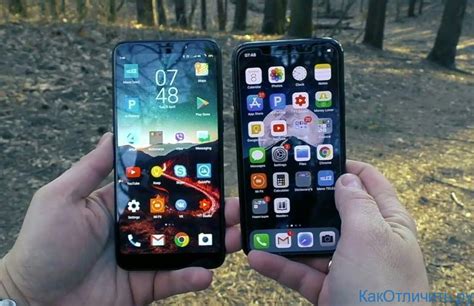 Сравнение возможностей активации жестов на Samsung и iPhone
