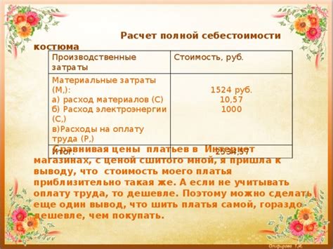 Сравнивая цены: что учитывать