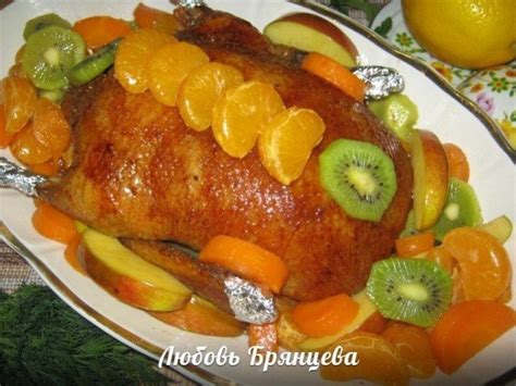 Стандартный рецепт фаршированной утки без костей