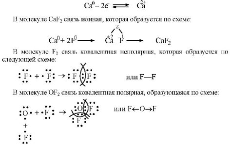 Схема химической связи