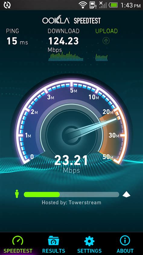 Тестирование скорости wifi соединения