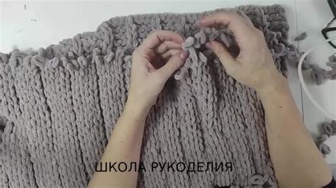 Техника вязания свитера без спиц и крючка
