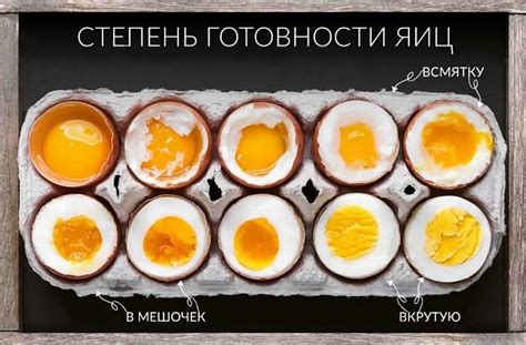 Техники варки яиц