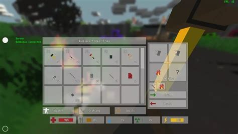 Требуемые материалы для создания провода в игре Unturned