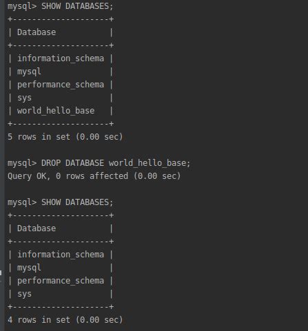 Удаление инструкции view SQL с помощью команды DROP VIEW