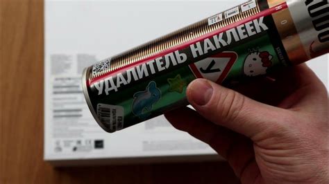 Удаление наклейки с помощью тепла