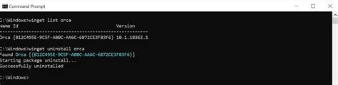 Удаление пакета с помощью команды "npm uninstall"
