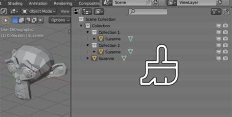 Удаление шва при помощи инструментов Blender