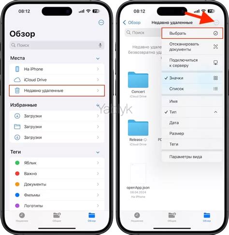 Удалите ненужные файлы из iCloud Drive