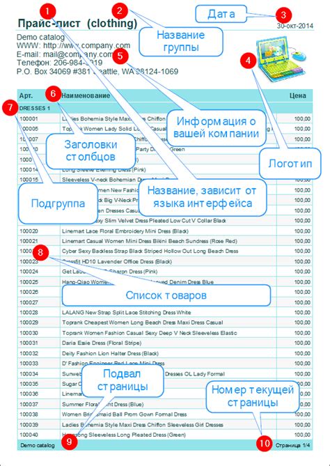 Универсальные программы для создания прайс-листа