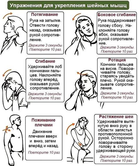 Упражнения с отягощениями для тренировки шейных мышц