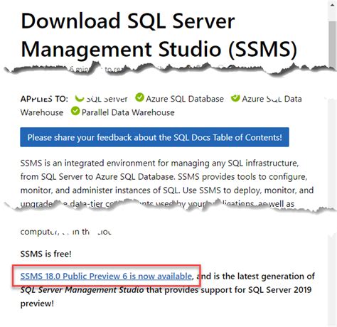Установите SQL Server Management Studio