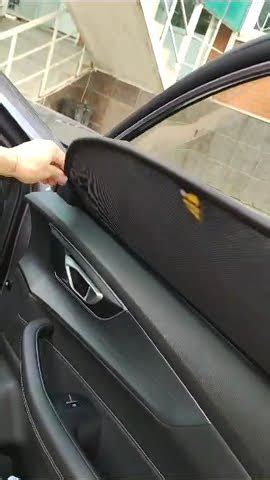 Установка автошторок на магнитах