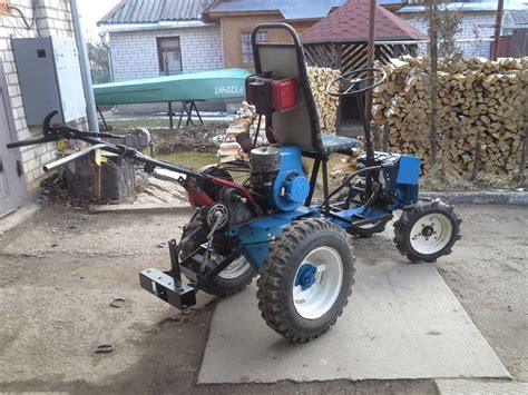 Установка адаптера на мотоблок