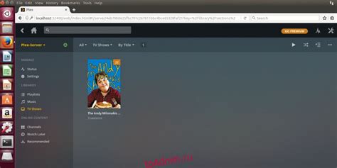 Установка и настройка Plex Media Server