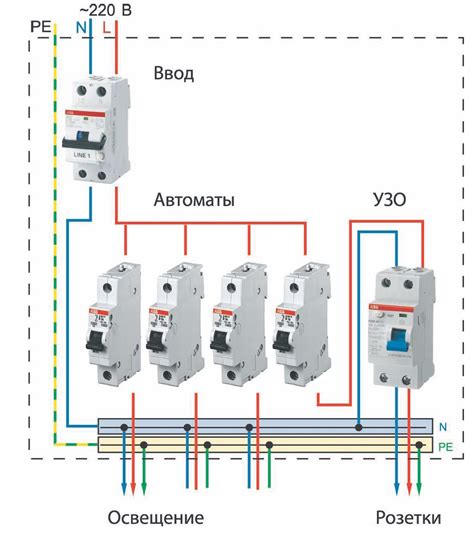 Установка переключающего автомата