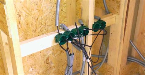 Установка розеток в каркасном доме