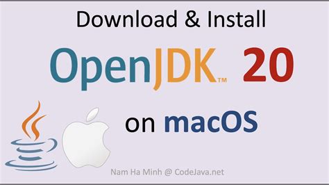 Установка Openjdk на macOS