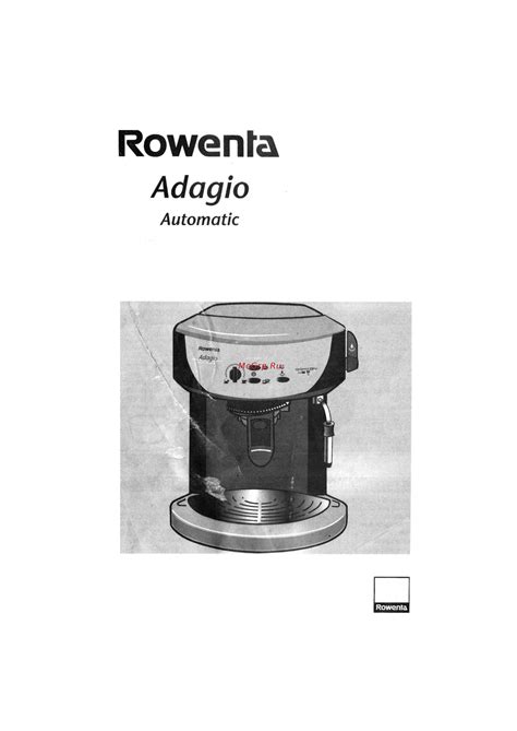 Устройство и возможности контроля в кофемашине Rowenta Adagio