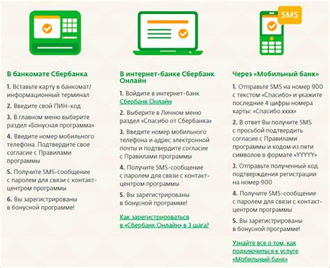 Участвуйте в программе лояльности "Спасибо" от Сбербанка
