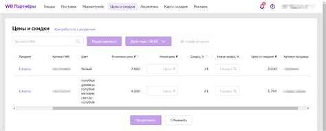 Учет акций и скидок на Wildberries при определении цены товара