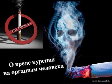 Факты о вреде курения для организма и окружающих