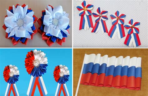 Флаг России из цветного стекла