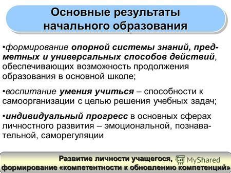 Формирование опорной структуры