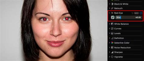 Фотографирование без вспышки для предотвращения эффекта красных глаз