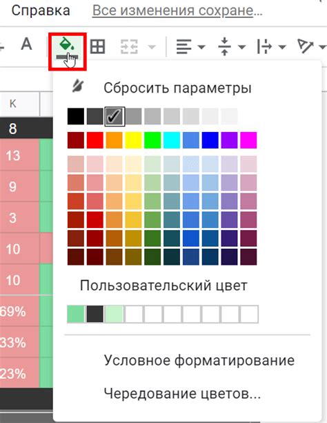 Цветовая подсветка в Гугл Таблицах: зачем она нужна