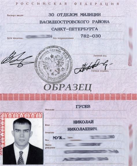 Цифровая ксерокопия паспорта