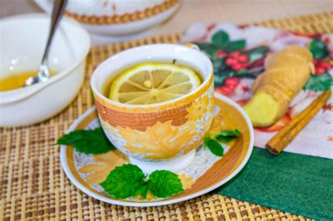 Чай с лимоном для грудных мам