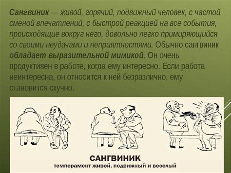 Чувствительность и эмоциональность сангвиника-холерика
