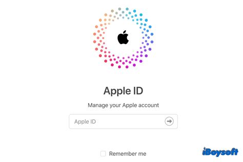 Шаги для создания Apple ID
