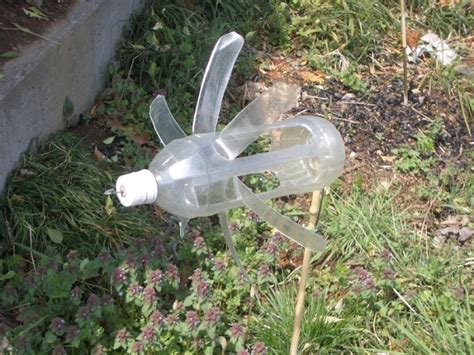 Шаги изготовления ветряка из бутылки