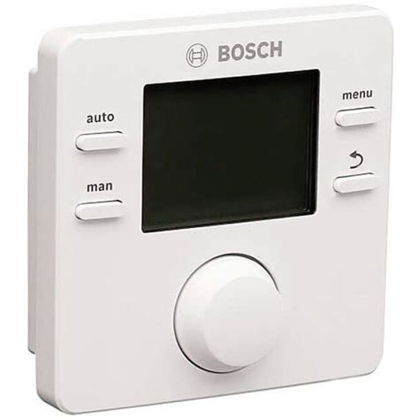 Шаги по подключению регулятора Bosch CR 10 комнатный