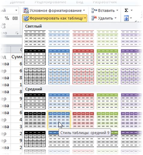 Шаги по созданию белого списка в Excel