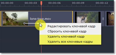 Шаги создания эффекта жмых в Movavi