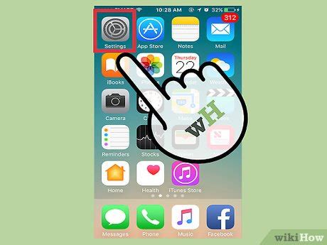 Шаг 1: Зайдите в меню "Настройки" на вашем iPhone