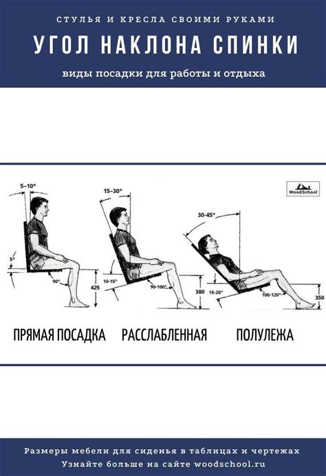 Шаг 1: Настройка угла наклона спинки